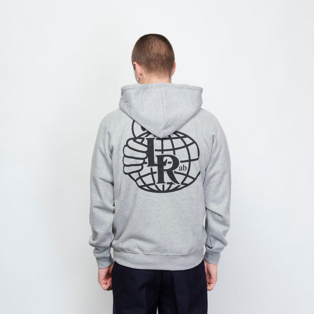 Last Resort AB - LRAB Atlas Monogram Zip-Hoodie (Heather Grey)