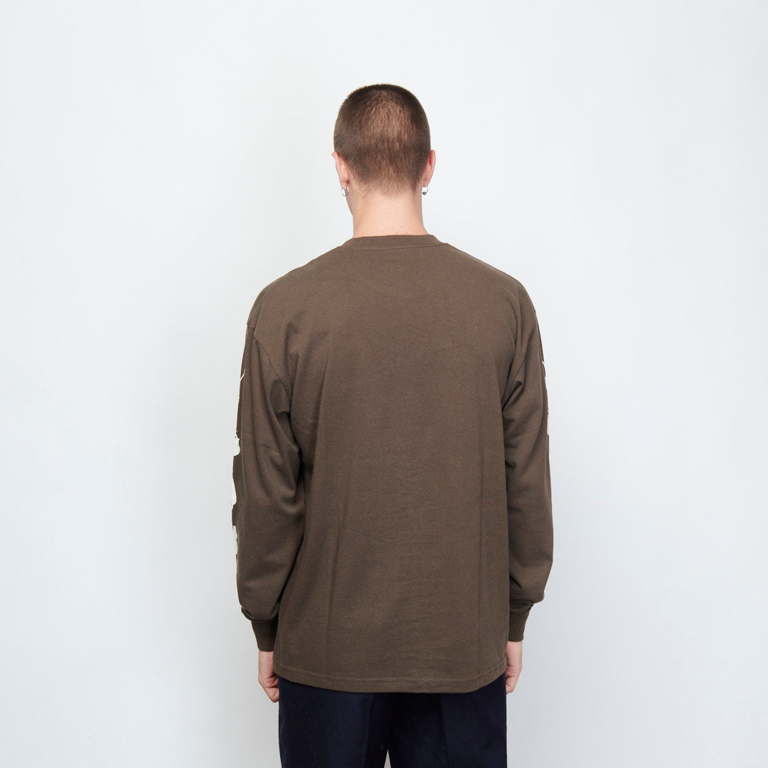 Last Resort AB - Rat Race LS Tee (Choc Brown)