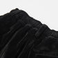 MILK Corduroy Pants All Over Embroidered Black