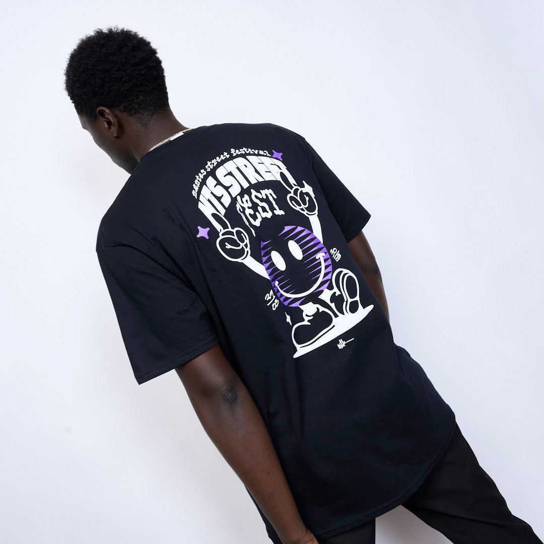 MILK x Nantes Street Fest Tee (Black/Purple/White)