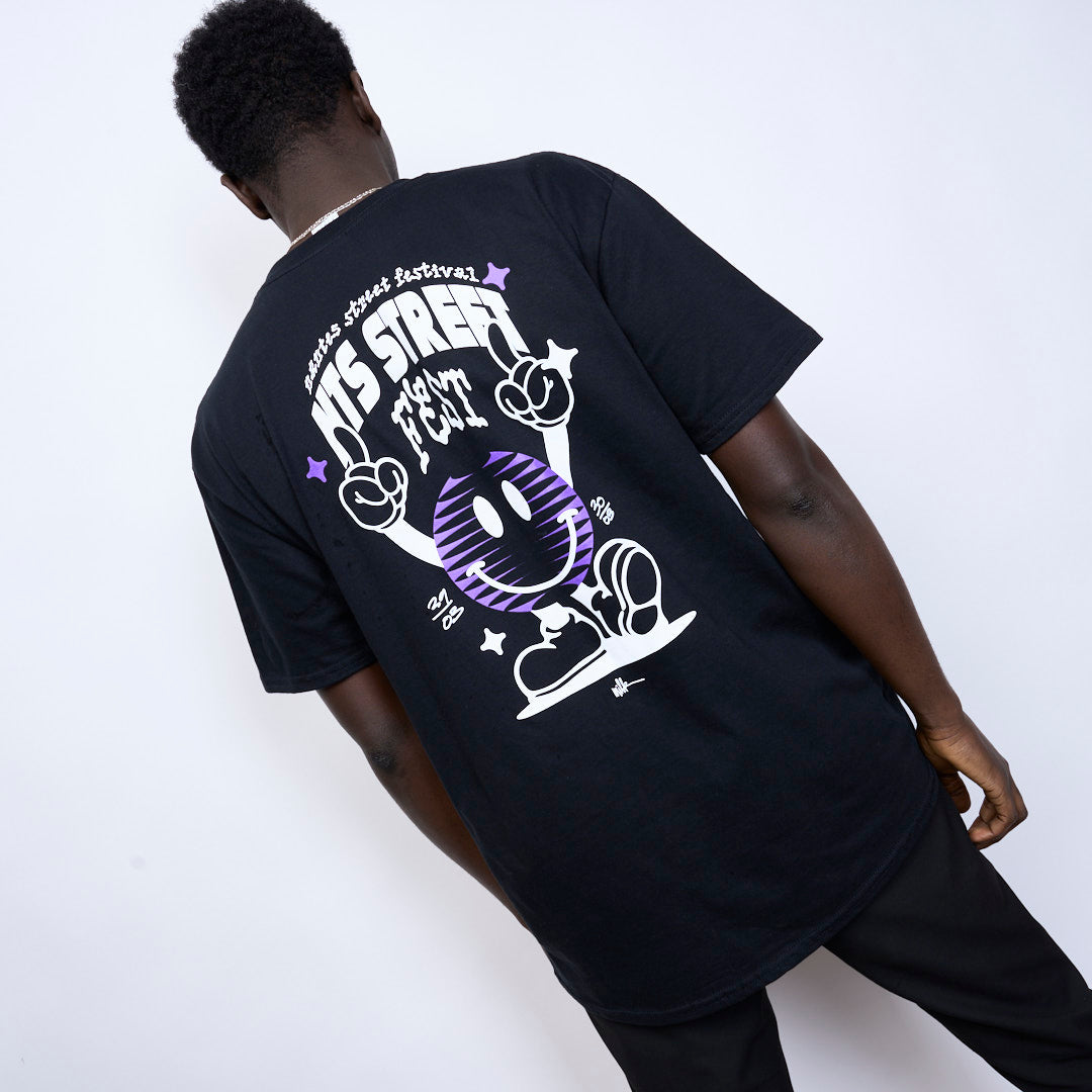MILK x Nantes Street Fest Tee (Black/Purple/White)
