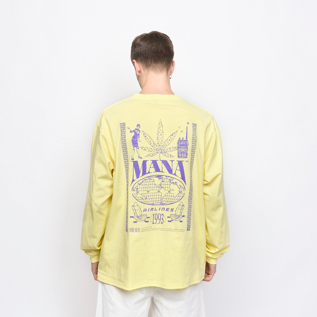 Manastash - Citee Airlines LS Tee (Lemon)