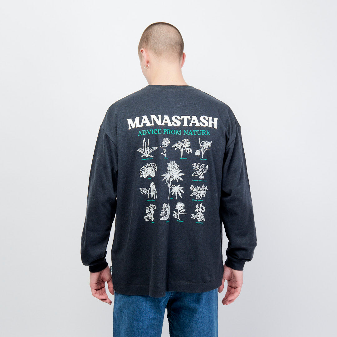 Manastash Hemp L/S Tee AFN - Black