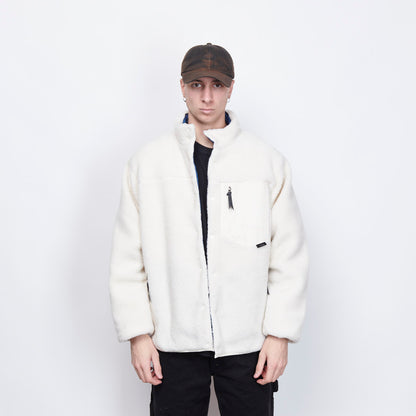 Manastash x Taion - Fleece Down Jacket (Natural/Navy)