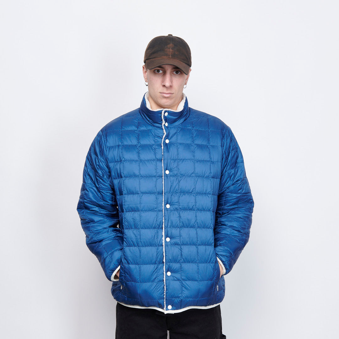 Manastash x Taion - Fleece Down Jacket (Natural/Navy)