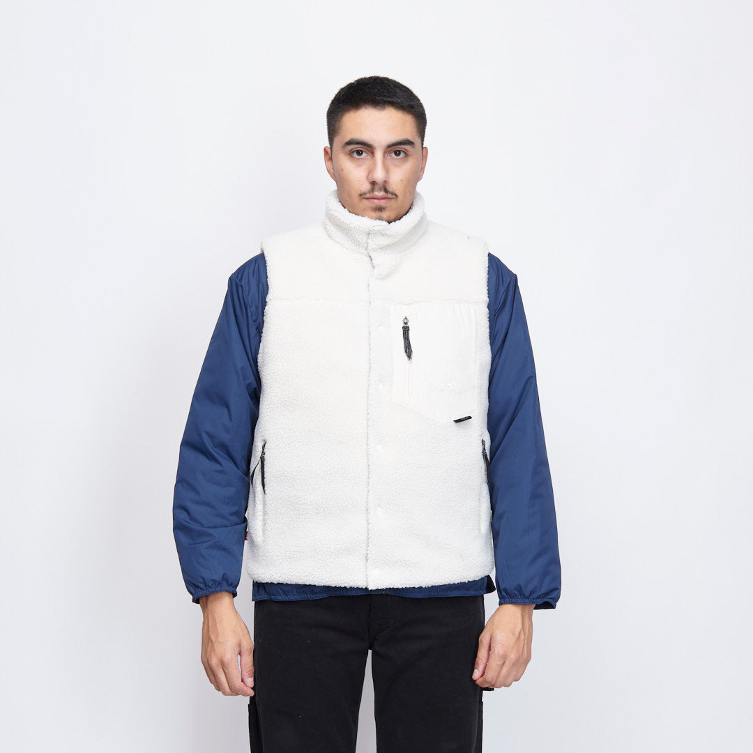 Manastash x Taion - 8 Way Down jacket (Natural/Navy)