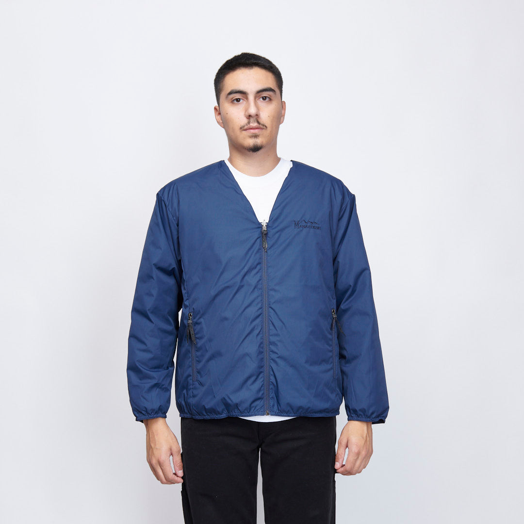 Manastash x Taion - 8 Way Down jacket (Natural/Navy)