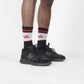 Milk Milson Socks Made in France - Black/Grey/Red