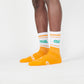 Milk Milson Socks Made in France - Orange/Green