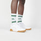 Milk Milson Socks Made in France - White/Green