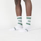 Milk Milson Socks Made in France - White/Green