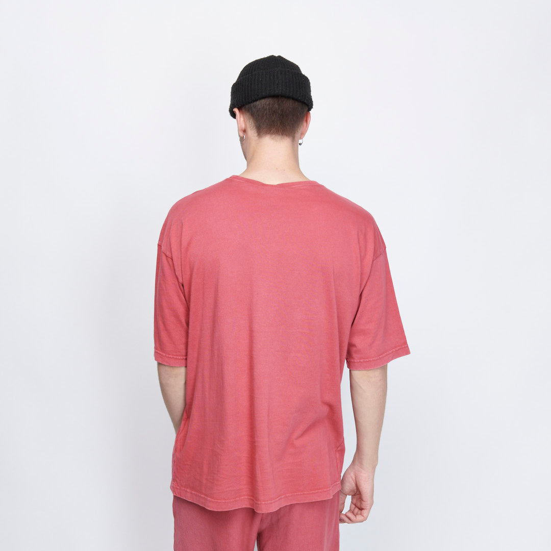 Milk x Shoof - Calligraphy Pigment Dyed Tee (Red)