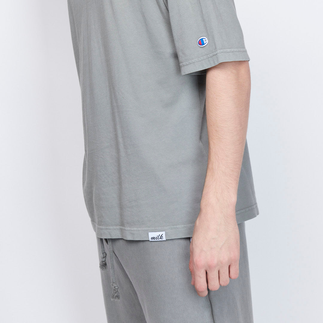 Milk x Shoof - Calligraphy Pigment Dyed Tee (Sage)