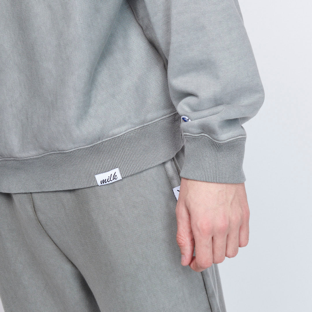 Milk x Shoof - Crewneck Sweatshirt Pigment dyed (Sage)