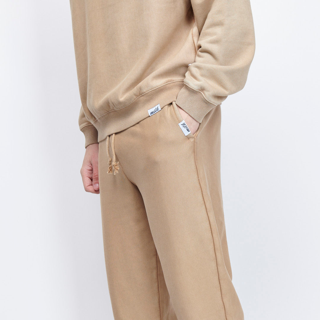 Milk x Shoof - Elastic Cuff Pants (Beige)