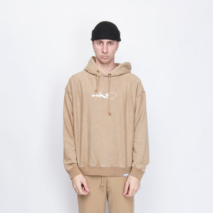 Milk x Shoof - Hooded Sweatshirt Pigment dyed (Beige)
