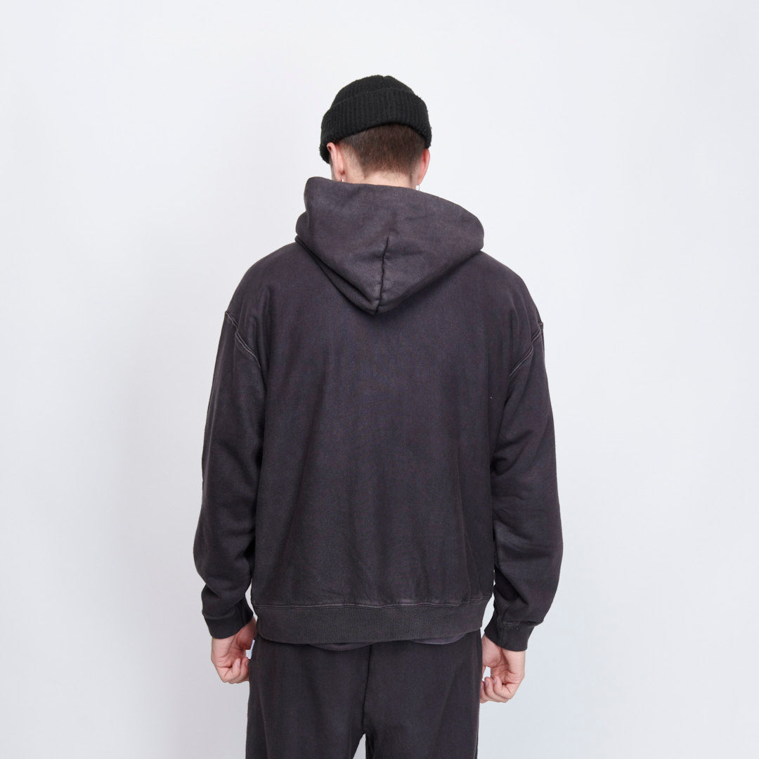 Milk x Shoof - Hooded Sweatshirt Pigment dyed (Black)