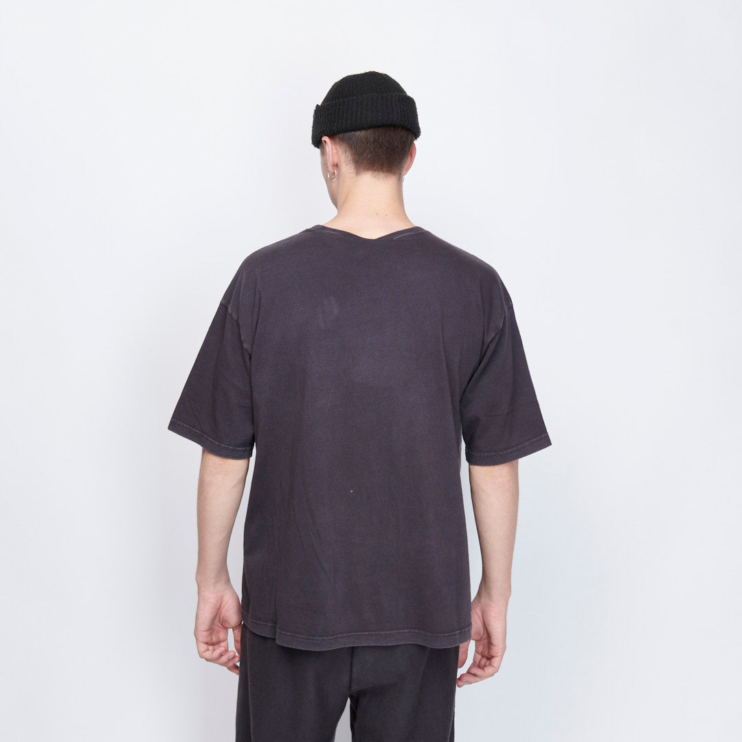Milk x Shoof - Calligraphy Pigment Dyed Tee (Black)