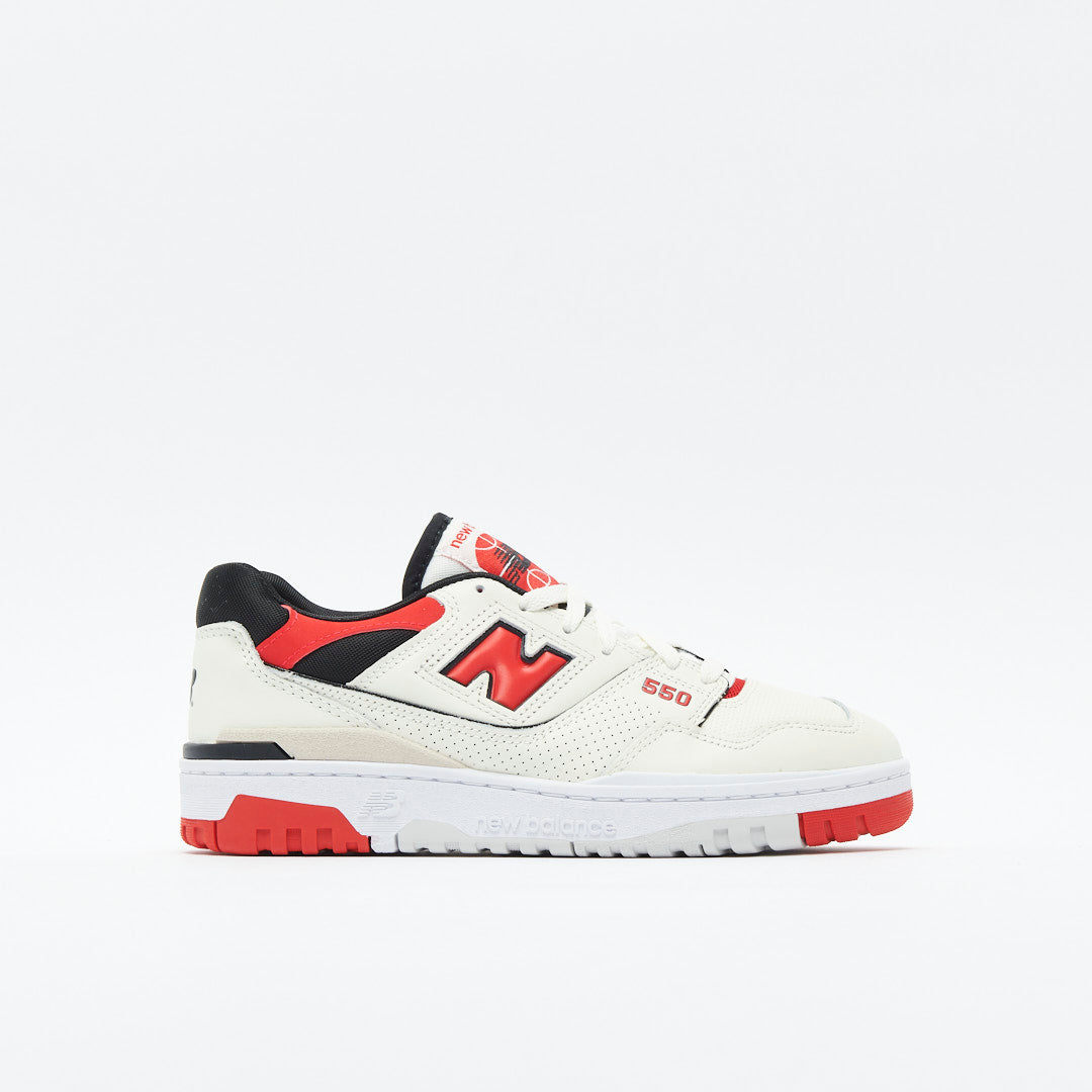 New Balance - BB 550 VTB Premium Leather (Sea Salt/True Red)