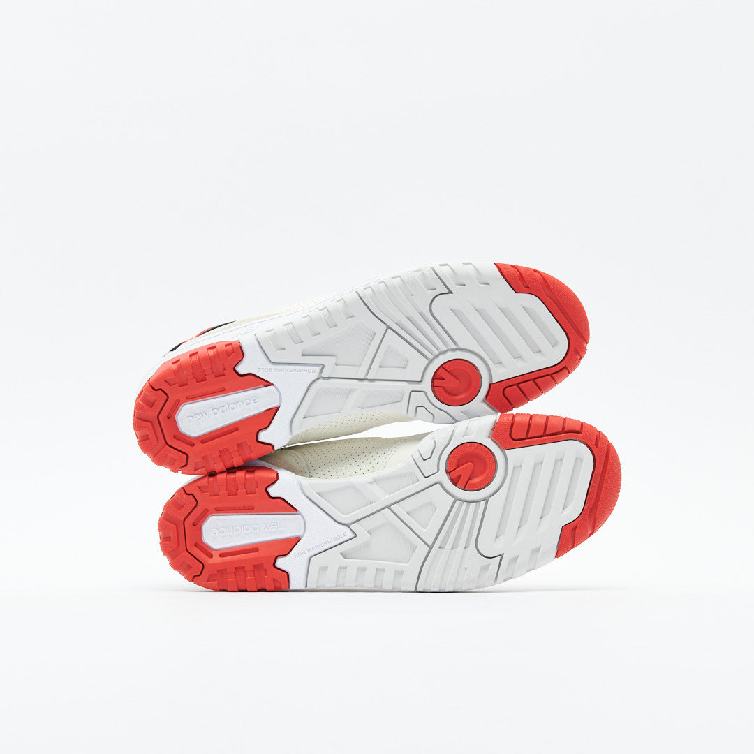 New Balance - BB 550 VTB Premium Leather (Sea Salt/True Red)