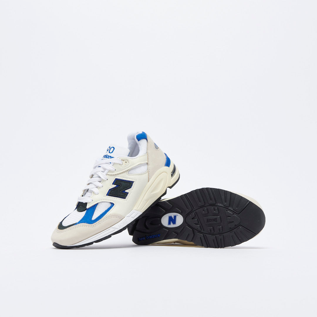 New Balance - M 990 WB2  "Made In USA" by Teddy Santis (White/Blue)
