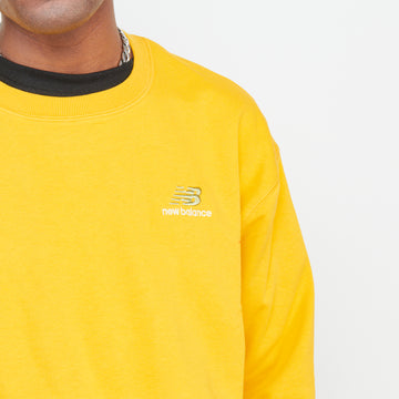 New Balance Unissentials Crew - Yellow