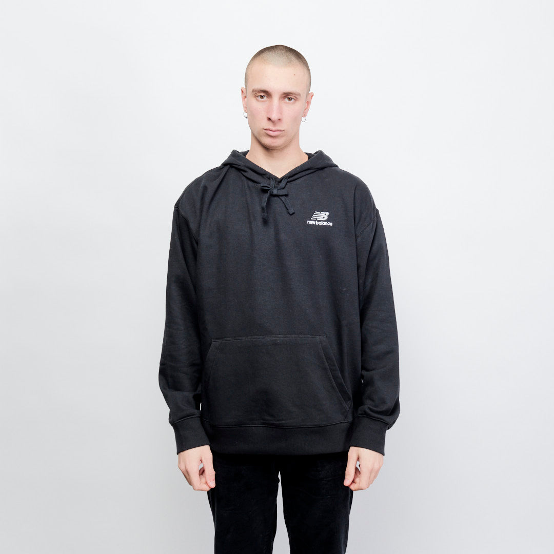 New Balance Unissentials French Terry Hoodie - Black