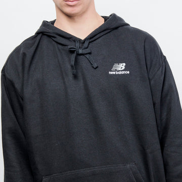 New Balance Unissentials French Terry Hoodie - Black