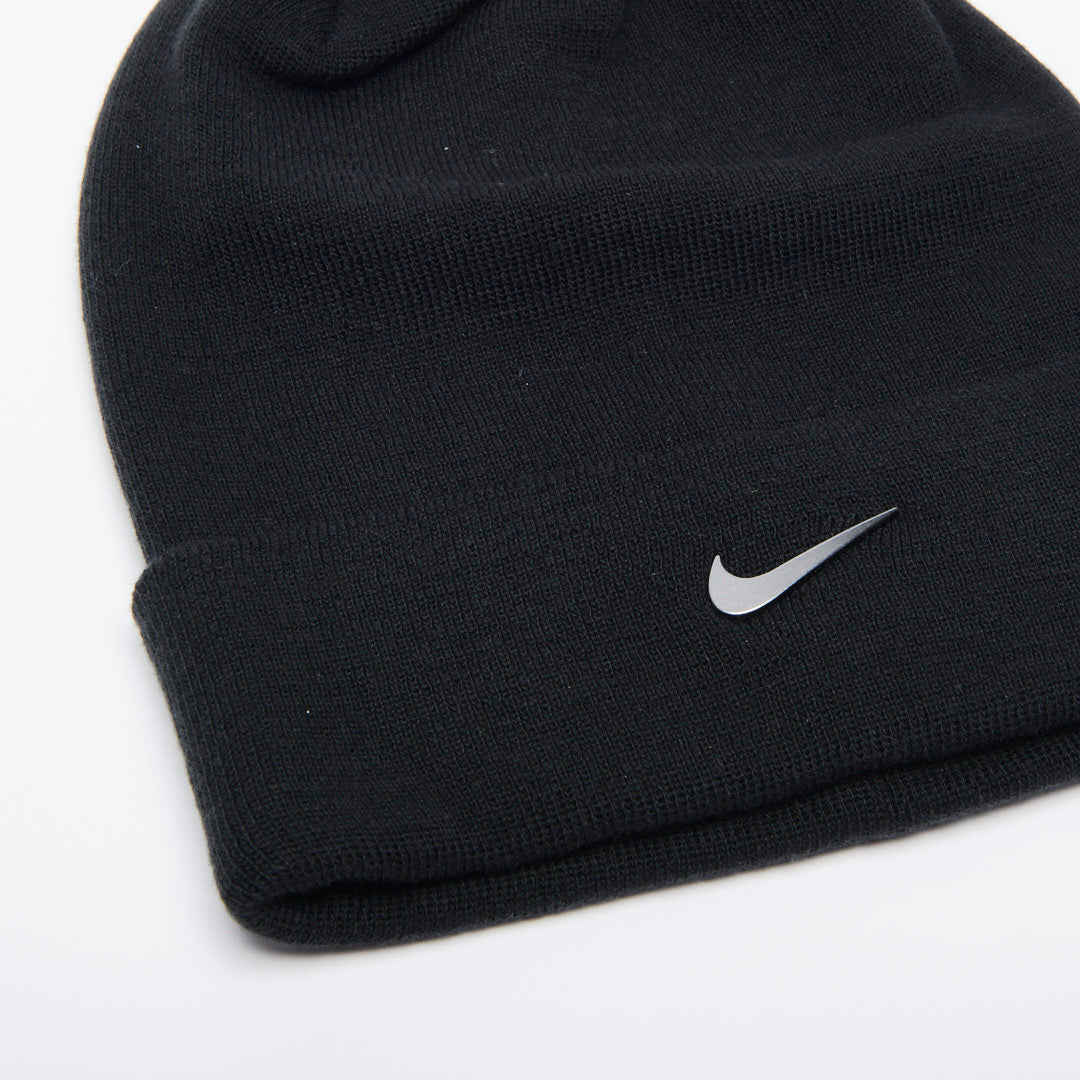 Nike - NSW Beanie Cuffed Swoosh (Black/Gunmetal)