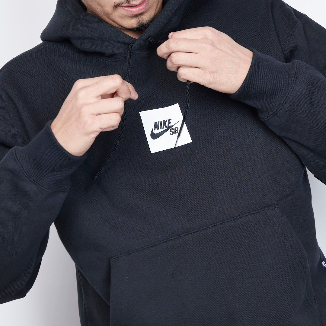 Nike SB - Fleece Hood Box Logo (Black)