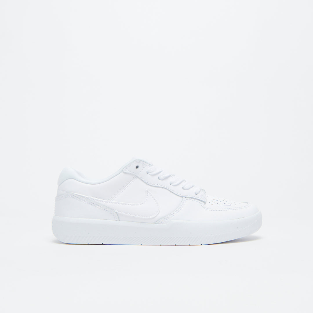 Nike SB Force 58 Premium Leather "Triple White" DH7505-100