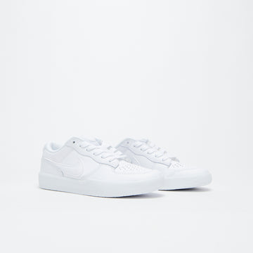 Nike SB Force 58 Premium Leather "Triple White" DH7505-100