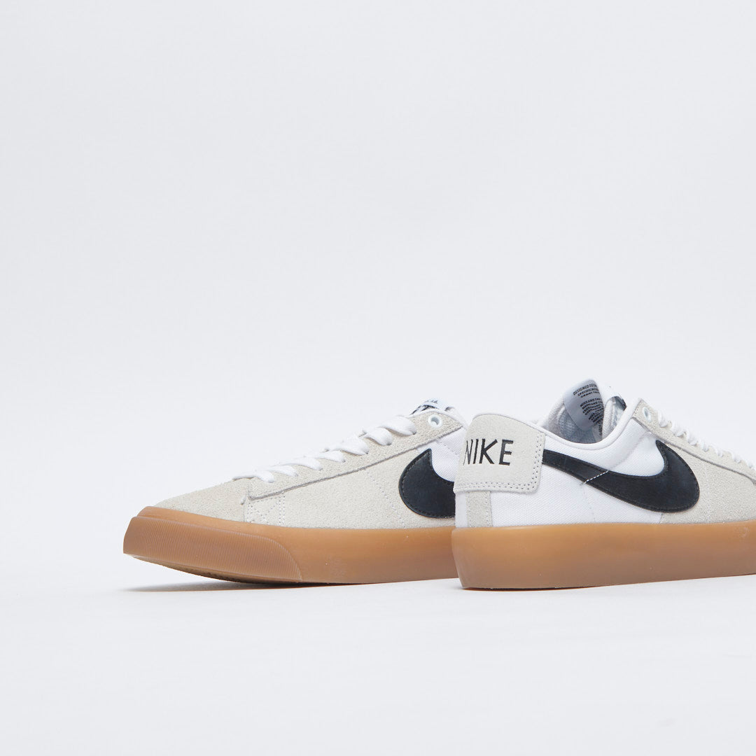 Nike SB Zoom Blazer Low GT (White/Black/Gum) DC7695-100