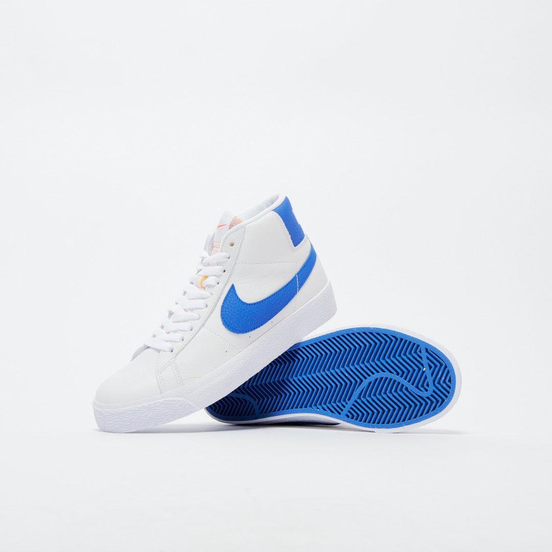 Nike SB Zoom Blazer Mid ISO Orange Label - White/Varsity Royal