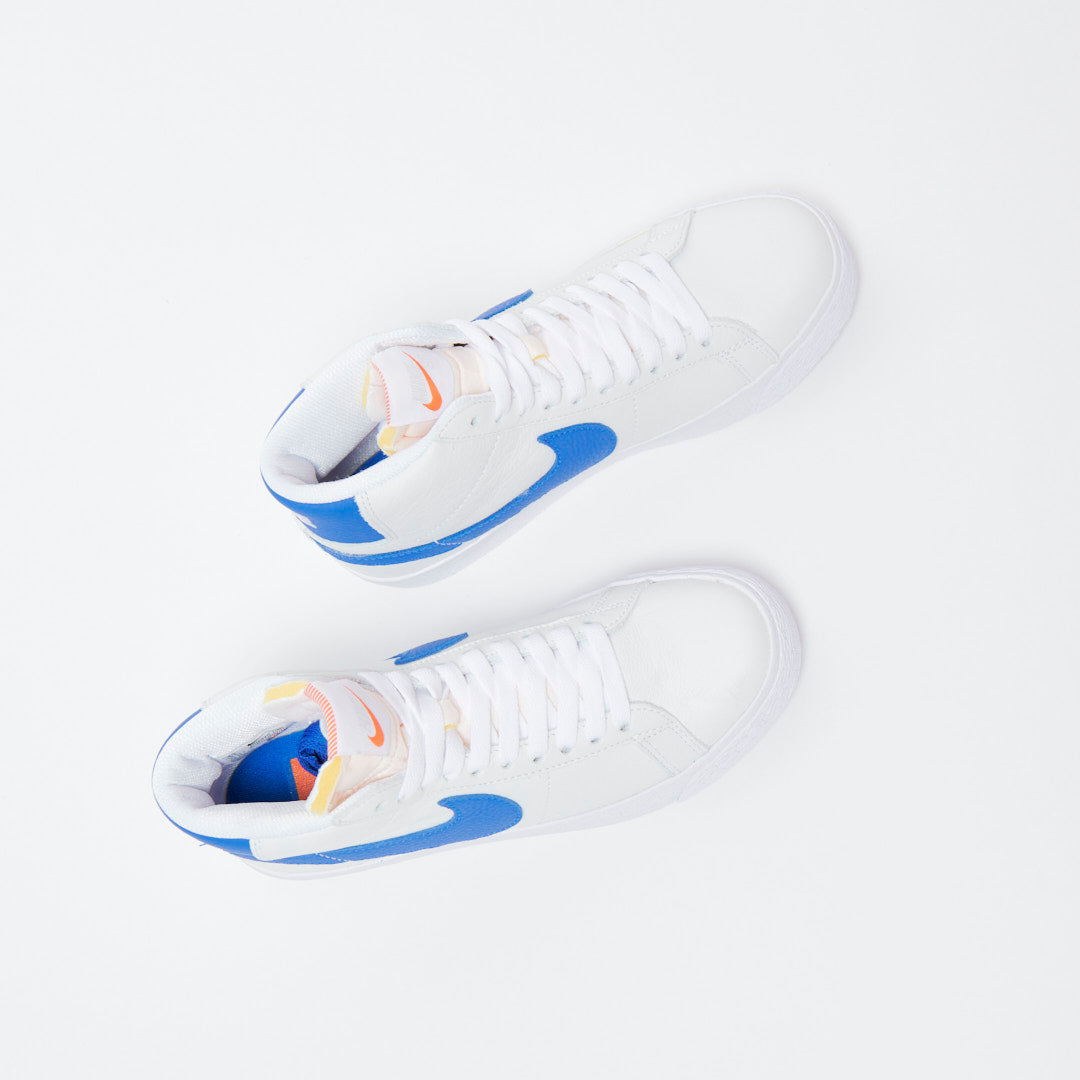 Nike SB Zoom Blazer Mid ISO Orange Label - White/Varsity Royal