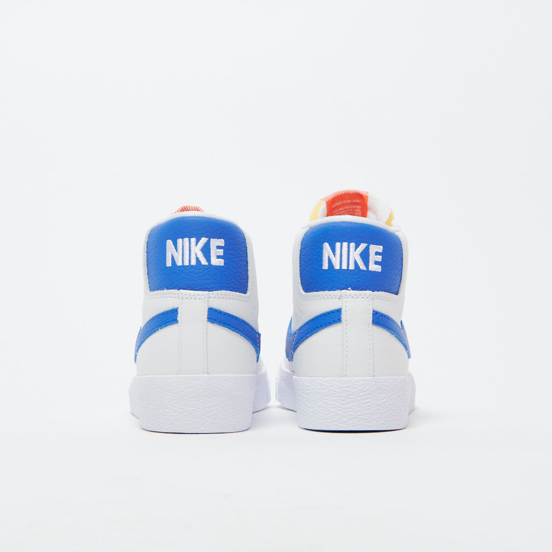 Nike SB Zoom Blazer Mid ISO Orange Label - White/Varsity Royal
