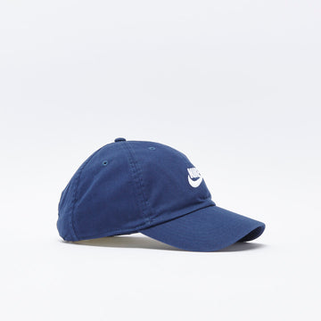 Nike Sportswear - Heritage 86 Futura Washed Cap (Midnight Navy/White)
