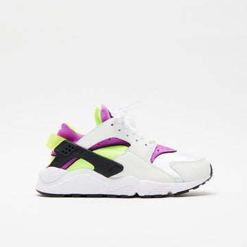 Nike W Air Huarache White/Neon Yellow-Magenta