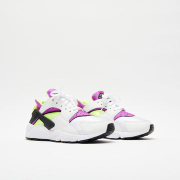 Nike W Air Huarache White/Neon Yellow-Magenta