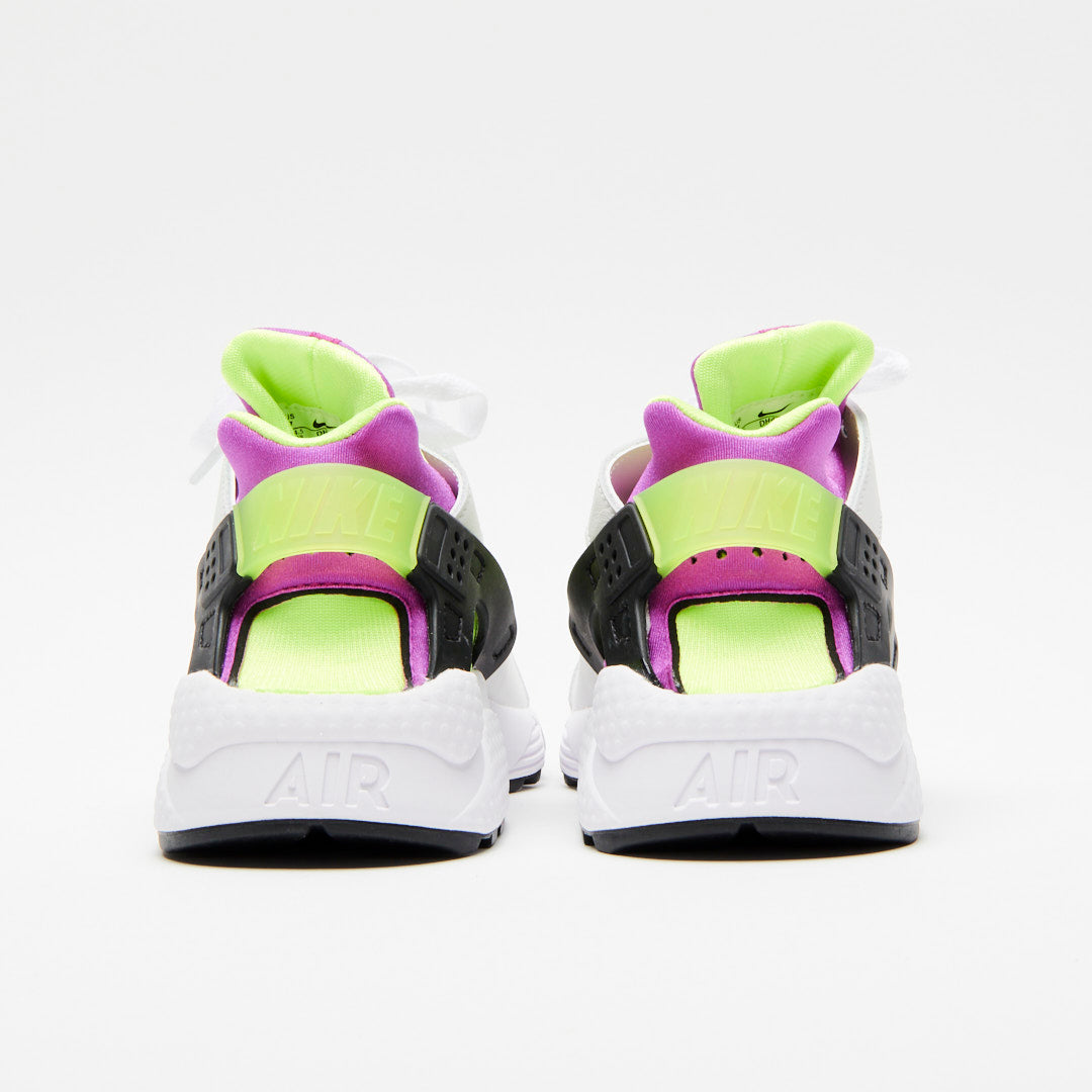 Nike W Air Huarache White/Neon Yellow-Magenta
