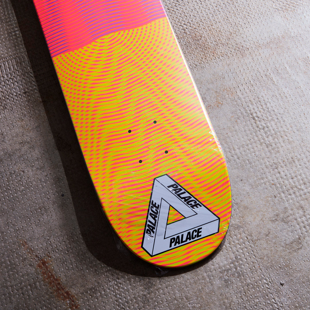 Palace skateboards - Trippy (Pink/Yellow) Deck