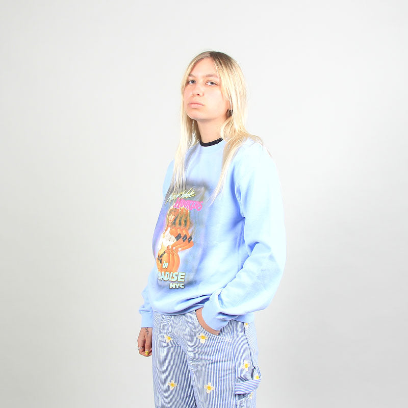 Paradise NYC New Wave Hookers Crew Light Blue