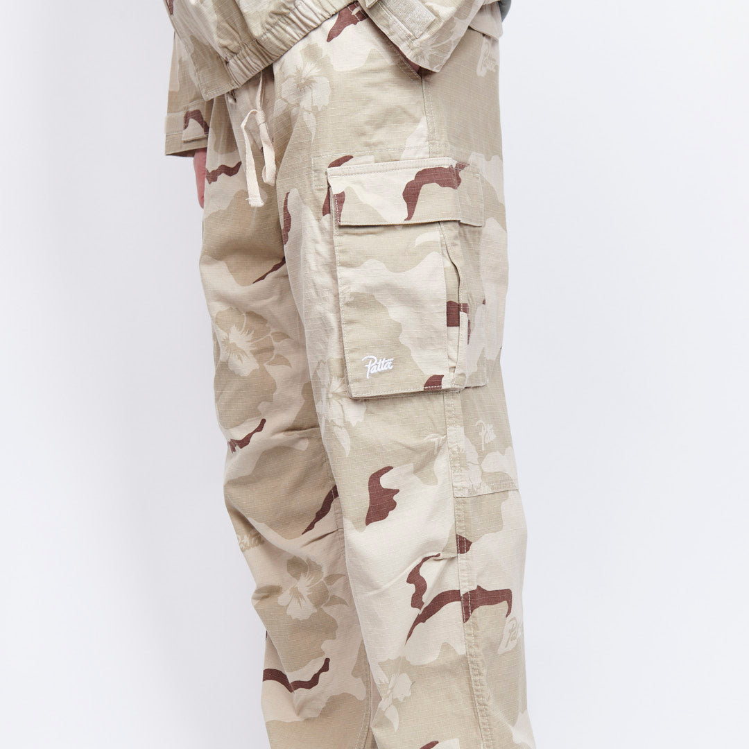 Patta - Desert Flower Camo Pants (AOP Cement)