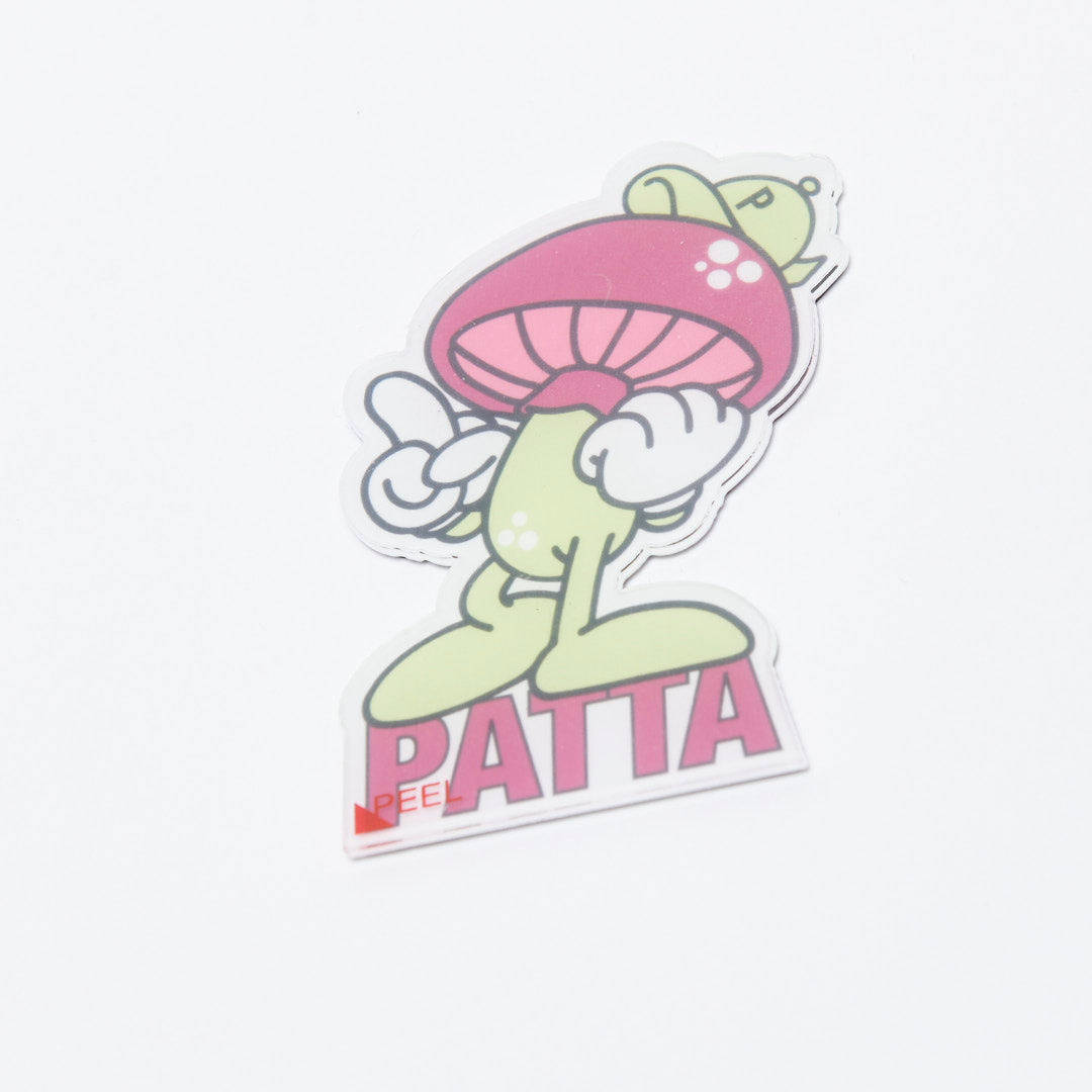 Patta - Mushroom Magnet (Rose Violet/Wax Yellow)