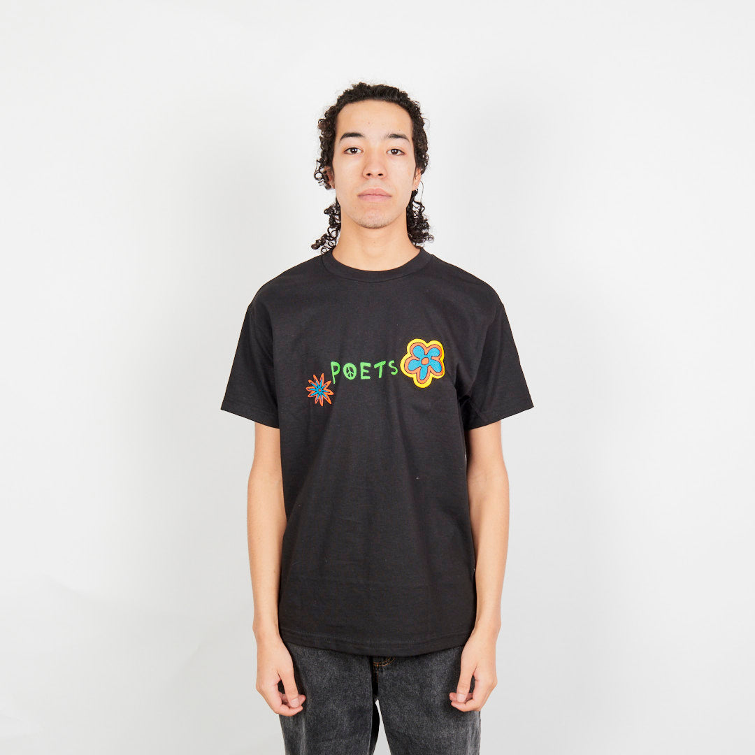 Poets De La Poets Tee-Shirts - Black