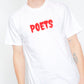 Poets - Flock 6OZ S/S T-Shirt (White)