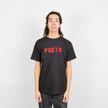 Poets OG Logo S/S T-Shirt - Black