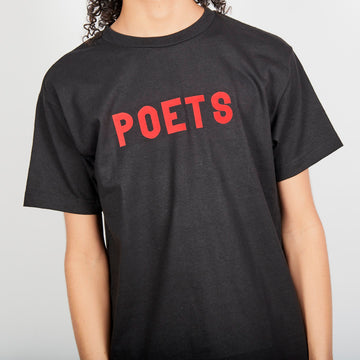 Poets OG Logo S/S T-Shirt - Black