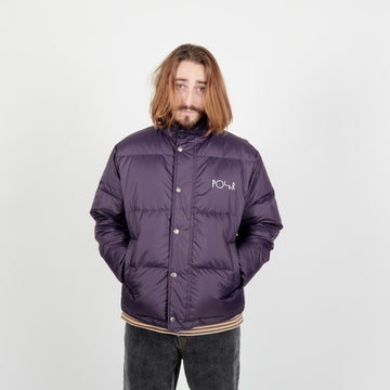 Polar Skate Co Basic Puffer Jacket - Dark Violet