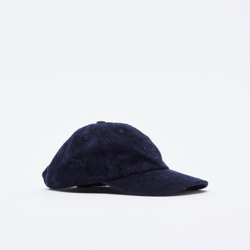 Polar Skate Co - Cord Stroke Logo Cap (Navy)